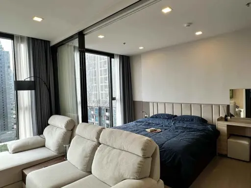 Condo for rent: One9Five Asoke - Rama 9, fully furnished, ready to move in, complete here, just come with your belongings and you can move in.