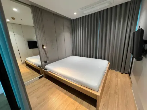 Condo for rent, Life @ Ratchada-Suthisan. Spacious room with efficient use of space. Fully furnished with appliances. Book now!