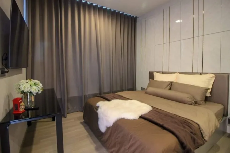 For sale and rent, Lavik Sukhumvit 57, 16th floor, great city view. Fully furnished, great built-in, so good, book now.