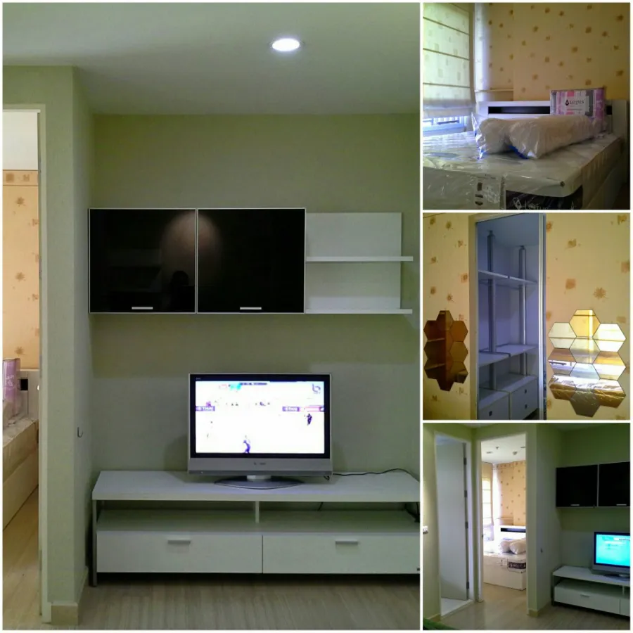 Urgent for rent !! The Parkland Srinakarin Condo, full furniture, gold location, book now !!