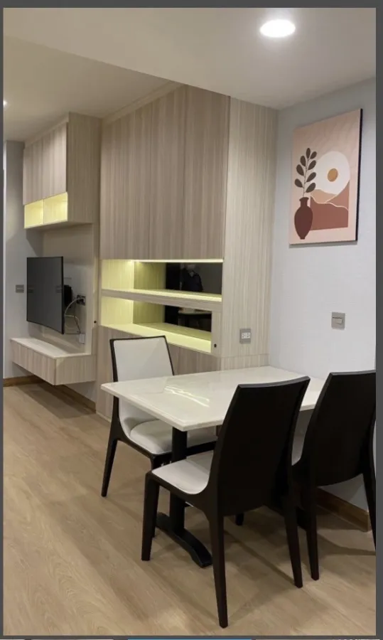 For rent!! Condo Jin Wellbeing County, room number 418, beautiful room, fully furnished, ready to move in, book now!!