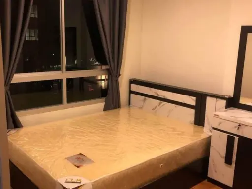 Condo for rent, Lumpini Ville Ratburana - Riverview 2, size 28 sq.m., 2nd floor, fully furnished, ready to move in.