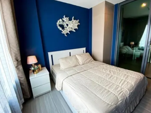 Condo for sale, Aspire Sathorn-Ratchaphruek The room is fully decorated with a sprinkler system in the room, next to the MRT, fast travel.