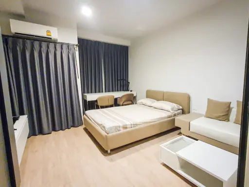 ให้เช่า คอนโด Ideo New Rama 9 ห้อง STUDIO ตกแต่งเฟอร์นิเจอร์ครบครัน ห้องสอาดสบายตา จองเลย