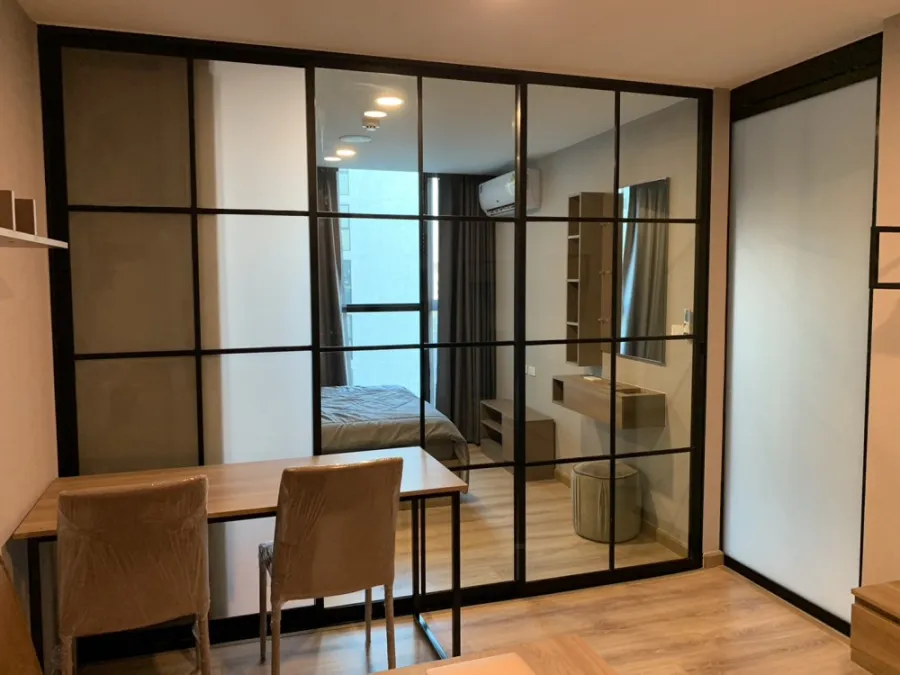 Sell for rent!! Condo The Cube Loft Ladprao 107, beautiful room, good price like this, can't be found anymore, hurry up and book now!!