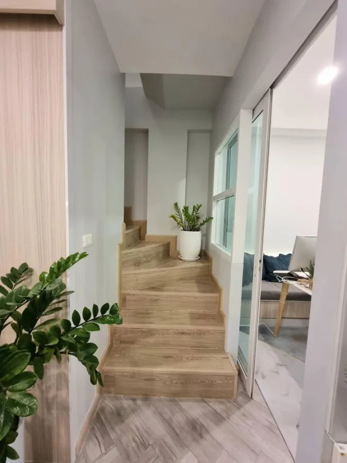 For sale: Chrisma Condo, duplex room. Decorated very nicely. With a balcony next to the swimming pool. Hurry and own it now.