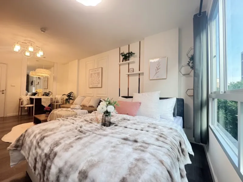🏠🌃 ให้เช่า ดี คอนโด เเคมปัส รีสอร์ท เอเเบค บางนา🏠🌃