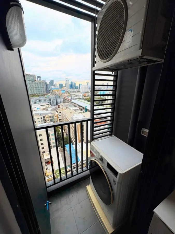 For rent: Knightsbridge Kaset Society, 14th floor, nice room, fully furnished, reserve now, don't miss out!