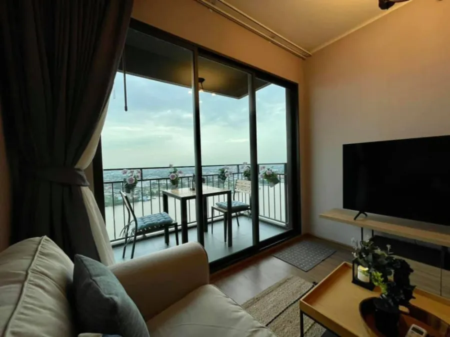 For rent, U Delight Residence Riverfront Rama 3, beautiful room, river view, top floor, good atmosphere, book now.