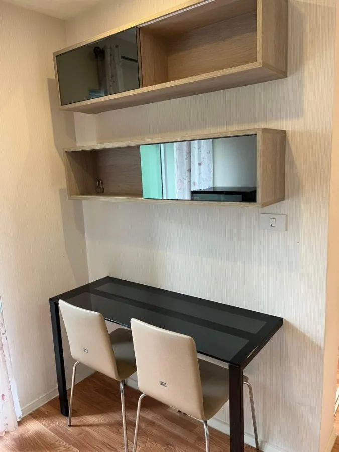 ขายคอนโดลุมพินี มิกซ์ เทพารักษ์ -ศรีนครินทร์ เฟอร์นิเจอร์ built-in พร้อม ห้องริม ลากกระเป๋ามาได้เลย