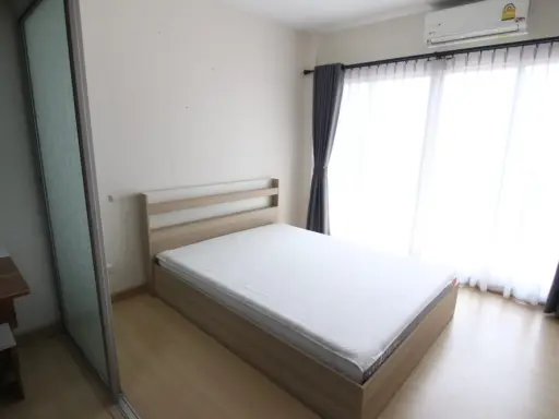 Condo for rent, Supalai Veranda Rama 9, nice room, complete with furniture and electrical appliances. Don't delay.