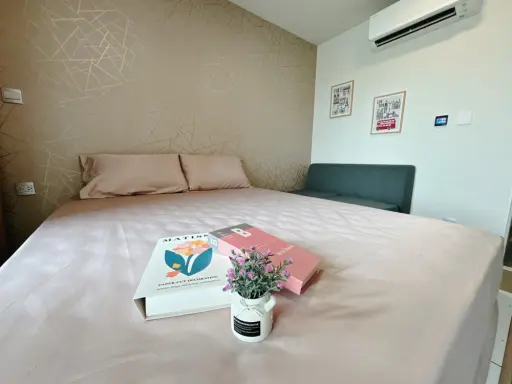 ให้เช่า Kave Town Island ชั้น 4 ห้องตกแต่งครบครัน หิ้วกระเป๋าเข้าอยู่ได้ทันที จองเลย ด่วนๆ
