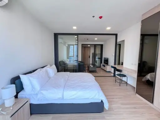 For rent XT Phayathai, 28th floor room, city view, divided into sections. Decorated with good style. Don't be late, come in now. images