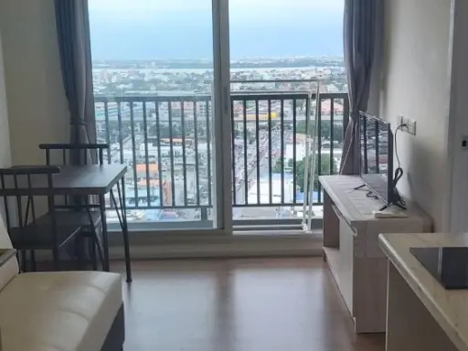 For sale Notting Hill Sukhumvit - Phraek Sa, room ready to move in, 24th floor, high view, good price, hurry and reserve.