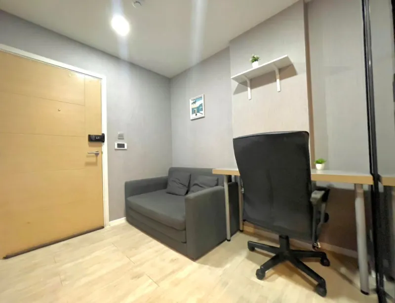 For Rent Kave condo ชั้น 8 วิวไม่บล็อค ห้องตกแต่งครบพร้อมเข้าอยู่ มีแอร์ 2 ตัว พลาดแล้วจะเสียใจ ด่วน