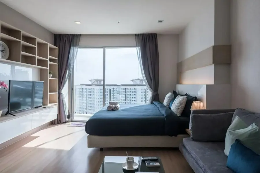 ให้เช่า คอนโด Sky Walk & Weltz Residence ชั้น 19 วิวสวย ห้องตกแต่งโทนสีสบายตา จองก่อนได้ก่อนน้าา