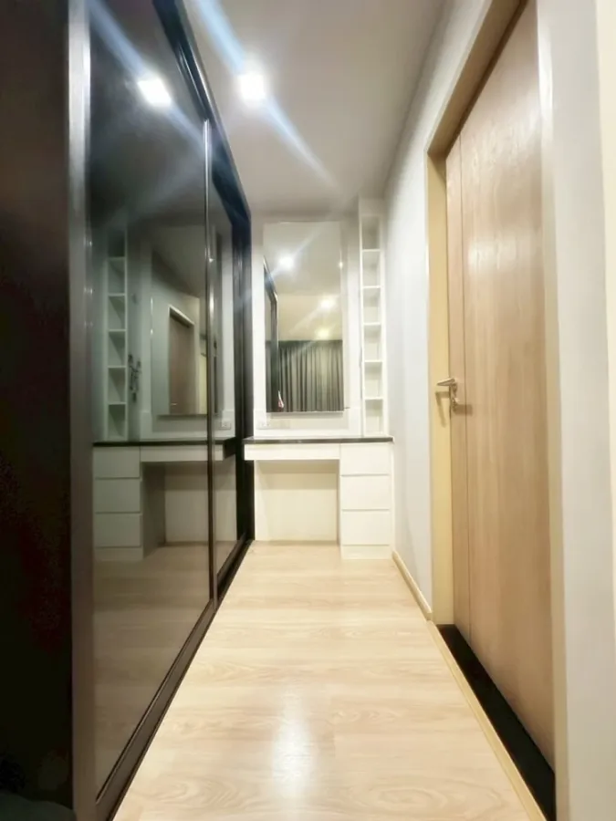 For sale, for rent!! Condo Union H Tiwanon, 29th floor, corner room, beautiful room, fully furnished, ready to move in, don't miss it!!
