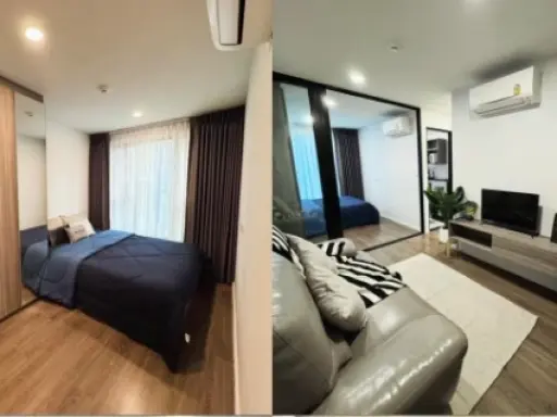 ให้เช่า Condo The Origin Ramintra 83 Station ห้องแต่งพร้อมอยู่ เฟอร์ เครื่องใช้ไฟฟ้าครบ จองเลย อย่าพลาด images