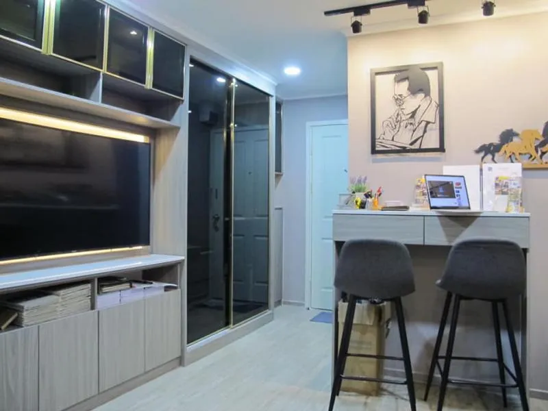 ให้เช่าคอนโด Regent Home สุขุมวิท 97/1ขนาด 28 ตรม. ชั้น 2 วิวสระ มีเครื่องซักผ้า ย้ายเลยอย่ารีรอ