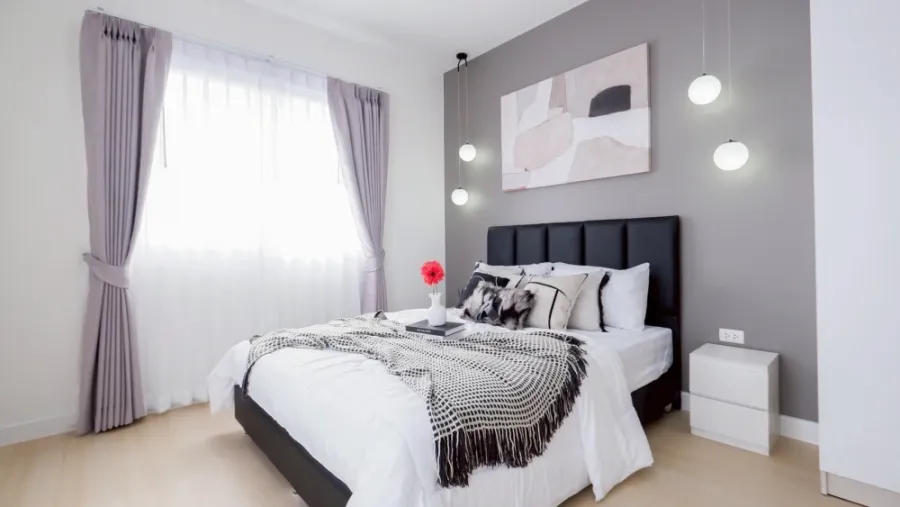 For sale Supalai Park Tiwanon, spacious room, lots of usable space, decorated to the max, comes with complete furniture, book now.