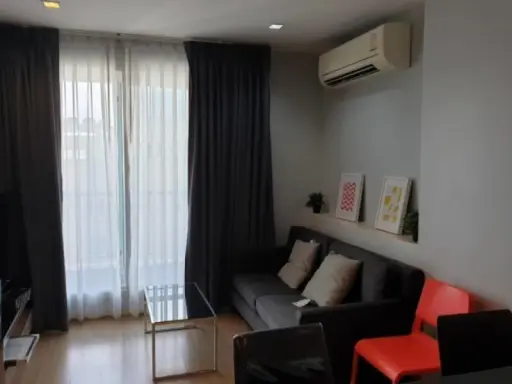Rhythm Ratchada for rent, this room is very good feng shui, already lucky and rich, 1 bedroom, very fully furnished, book now.