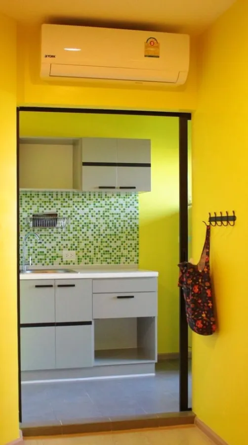 For rent, The Excel Groove Lasalle, 52 rooms on the edge, with good wallpaper. affordable price If interested, hurry up to reserve quickly.