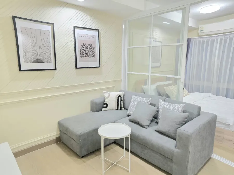 ขาย/ให้เช่า The Log 3 Sukhumvit 101/1 ห้องน่าอยู่ ชั้นไม่สูง เฟอร์พร้อม จองเลย