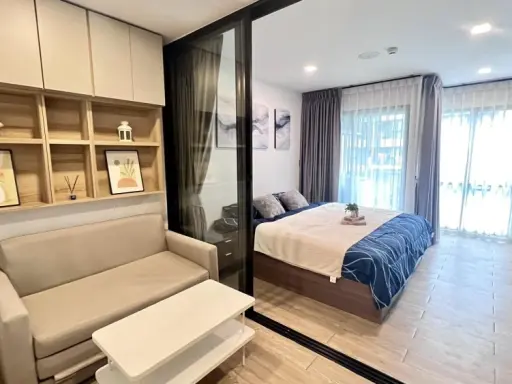 ให้เช่า Kave Town Space ชั้น 4 วิวใน ห้องสวย แต่งครบ พร้อมเข้าอยู่ สนใจรีบจองเลย