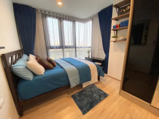 Selling THE BASE Garden-Rama 9, fully furnished room, super tone control, cool furniture Buy now don't hesitate images