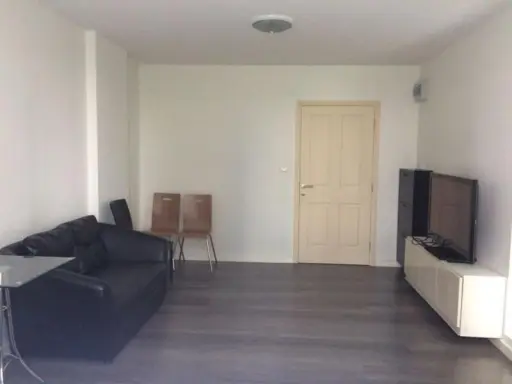 Urgent for rent !! D Condo Campus Resort Bangna, beautiful room, not hot, very good atmosphere, fully furnished, book now !!