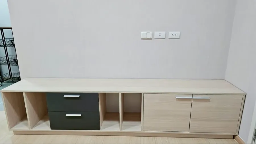 Plum Condo Rangsit Alive 2 for rent, 8th floor, unobstructed view, fully furnished, ready to move in. Book now!