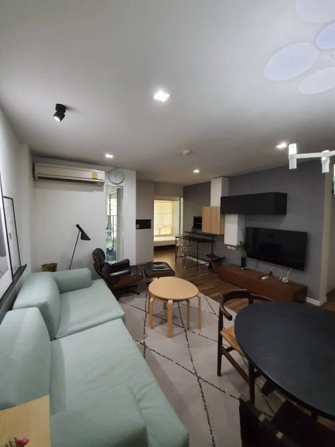For rent: The Room Sukhumvit 79, 2 bedrooms, 1 bathroom, fully furnished. Book now, don't miss it.