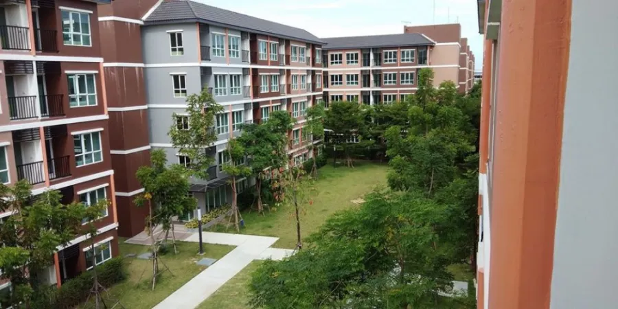 ให้เช่า คอนโด ไมอามี่ บางปู ห้องตกแต่งพร้อมอยู่ ทิศตะวันออก จองเลย