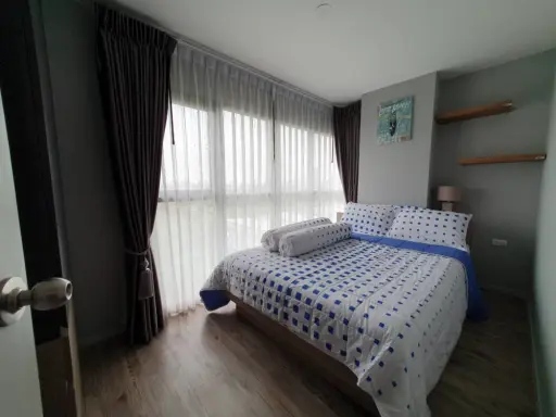 For rent!! Aspen Condo Lasalle, 8th floor, corner room, Building B2, fully furnished, ready to move in, don't wait, book now!!