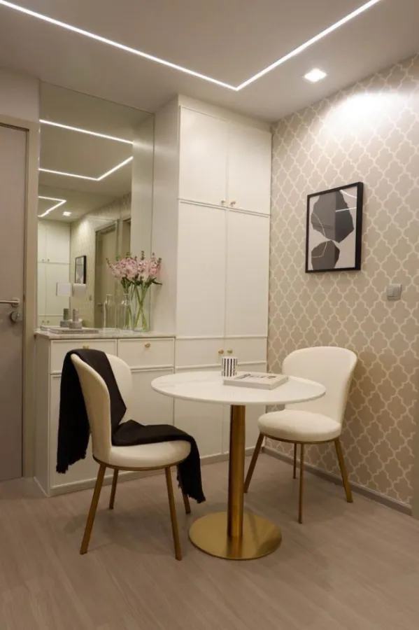 Condo for rent Life Ladprao, fully furnished room ready to move in The price is affordable, don't wait.
