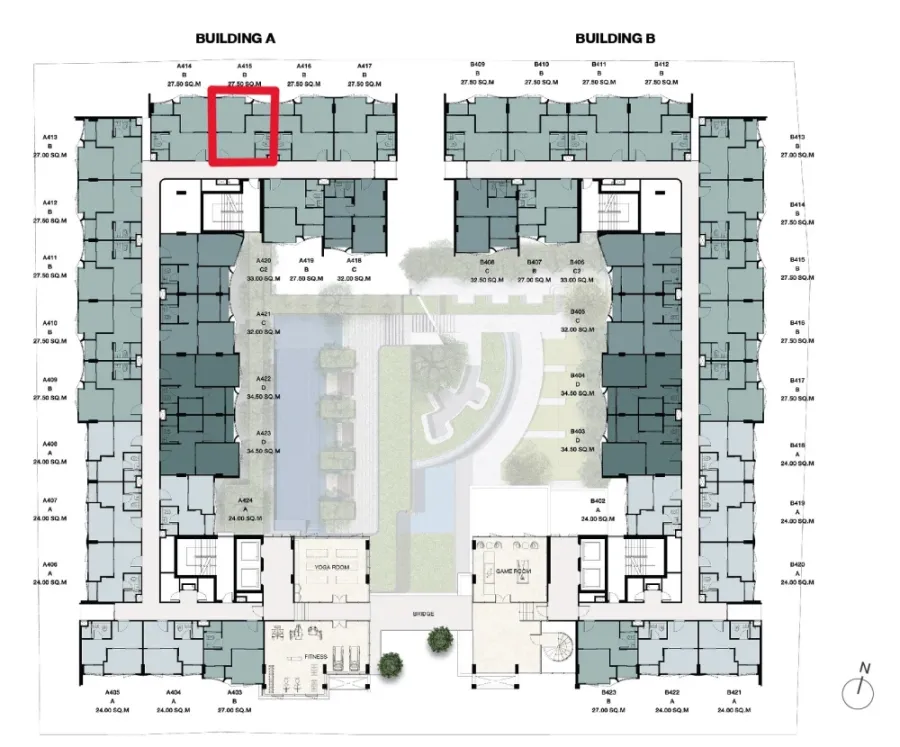 Selling a reservation slip for Blue Phahonyothin 35, 4th floor, good project, nice location, reserve now, don't wait, hurry!