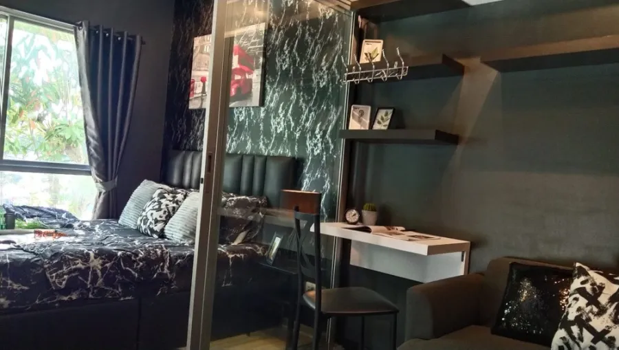 For sale, for rent, Plum Condo Bang Yai, nicely decorated, popular colors, fully furnished, reasonable price, book now.