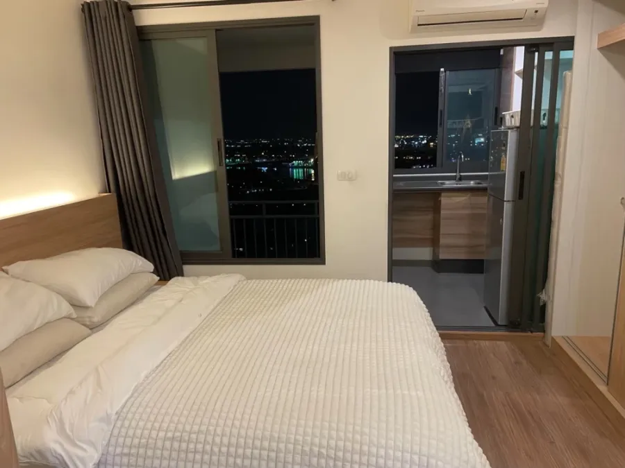 For rent U Delight Residence Riverfront Rama 3 1 bedroom 1 bathroom, next to Chao Phraya River,good location, beautiful view,not blocked,don't miss it