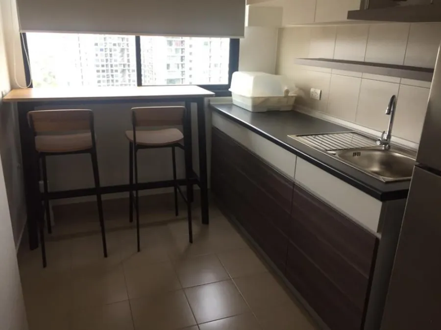 Sell / rent Supalai Loft Chaengwattana, very spacious room, fully furnished, there is a washing machine in the room, very good value.