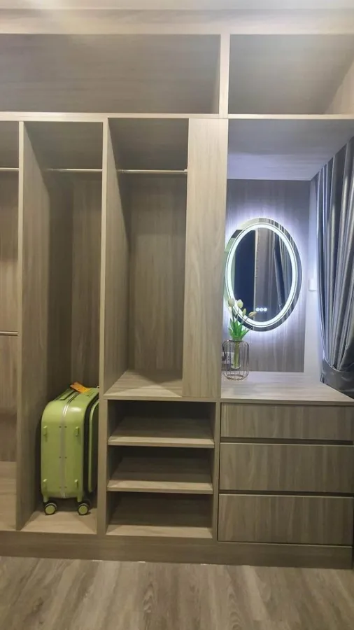 ให้เช่า The Origin Onnut ห้องสตูดิโอ พร้อม walk-in closet ห้องแต่งสวย ดูกว้างน่าอยู่ รีบมาจองเลยจ้า