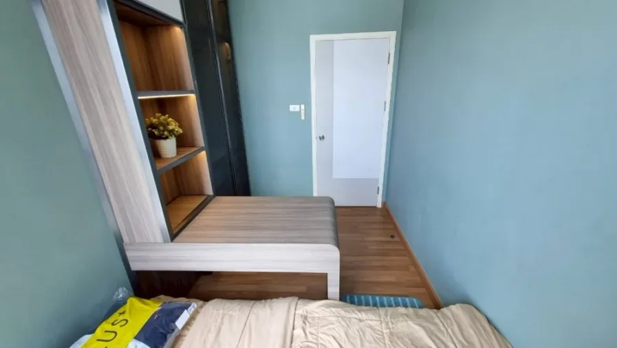 For sale, for rent, Lumpini Place condominium, Ratchada-Sathu, large room, comfortable, built-in furniture, complete electrical appliances, book now
