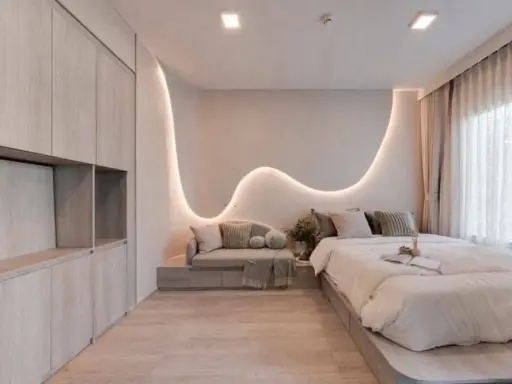 Selling down payment for COBE Ratchada Rama 9, corner unit offering privacy, great location, amazing facilities. Book now!