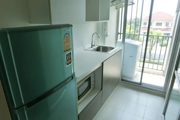 ให้เช่า Dcondo Campus Resort Bangna ชั้น 3 วิวเมืองโล่งๆ ห้องกั้น แต่งครบ พร้อมอยู่ จองเลย