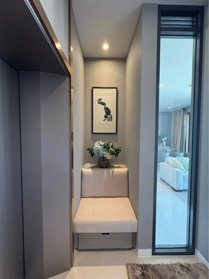 For sale or rent: Vittorio Sukhumvit 39, north-facing room, good location, lots of usable space, nicely decorated in a controlled tone. Reserve now!