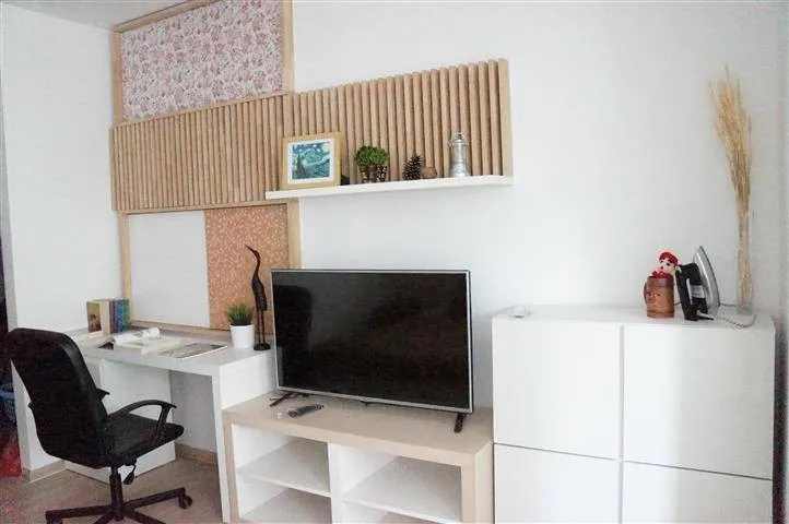 For rent urgently!! Condo A Space Me Sukhumvit 77, 2nd floor, Building A, garden view, beautiful room, fully furnished, ready to move in, don't miss i