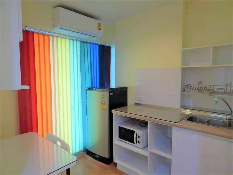 For rent, Lumpini Park Phetkasem 98, size 26 sq.m., 14th floor, room separated by a garden, only 6,700/month, hurry up
