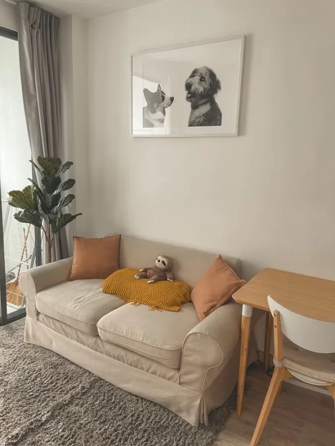 ขายคอนโด Ideo Mobi Sathorn fully furnish พร้อมเข้าอยู่ ตกแต่งมินิมอลสุดๆ รีบจองเลยจ้า