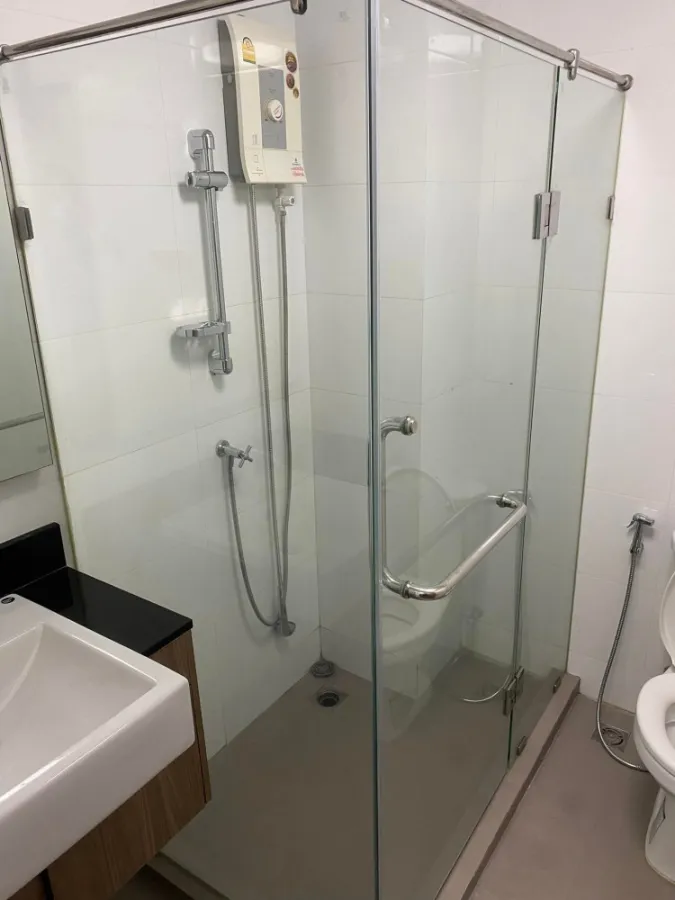 For rent Chapter One The Campus Kaset, 3rd floor, new room. Fully equipped with electrical appliances. Book now. Don't be late.