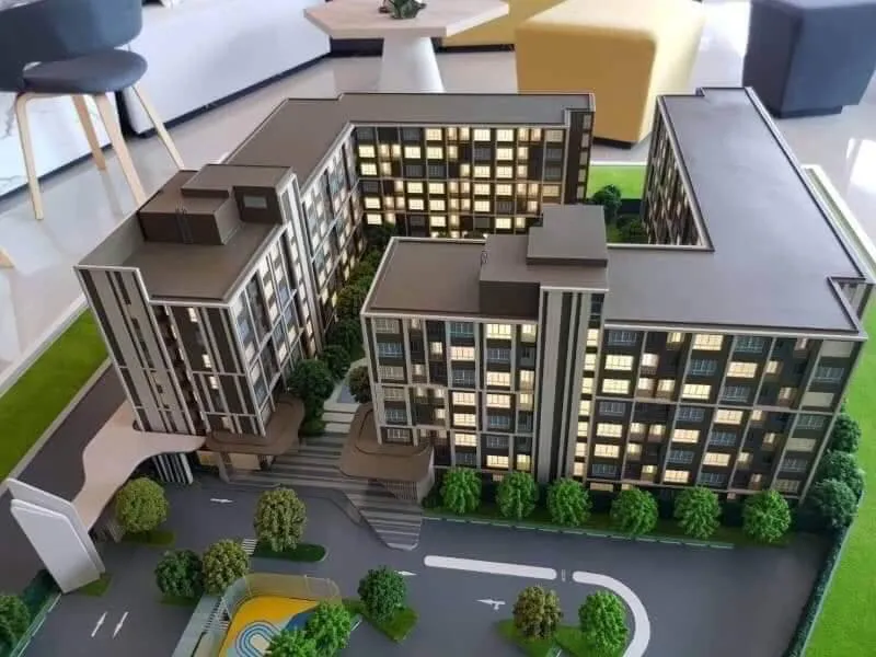 **Hurry** Down payment sale, D Condo Campus Dome Rangsit Phase 3, fully furnished. Don't miss it