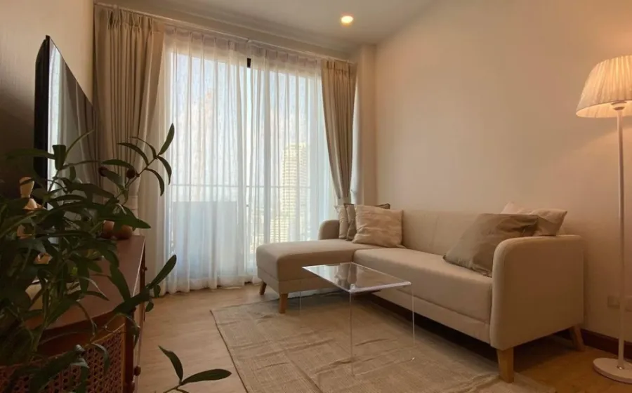 Condo for rent, Supalai Premier, Charoennakorn, river view, privacy, fully furnished, complete electrical appliances